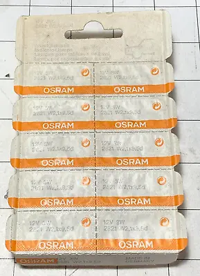 OSRAM 2821 12v 3w Miniature Lamps (10 Bulbs) • $10