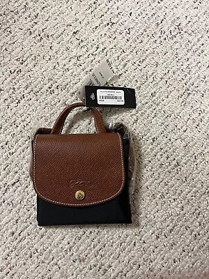 NWT Longchamp Le Pliage Backpack BLACK Nylon Original • $125