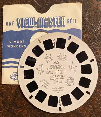 View-Master #960 - Cisco Kid And Pancho Reel - 1950 • $3.75