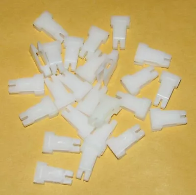 25 White REPLACEMENT CLIPS  For Bottom Chain On Vertical Blind Fabric Vanes • $11.20