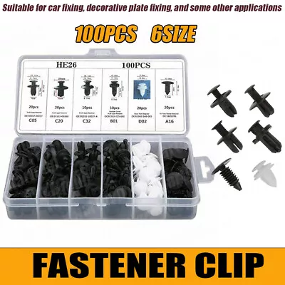 Car Bumper Body Parts Rivet Molding Retainer Push Pin Clip Trim Assortments Kits • $9.23