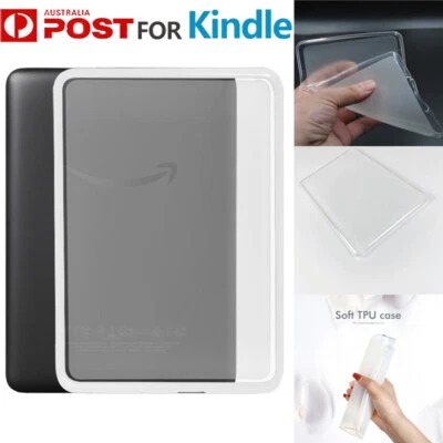$9.79 • Buy For Amazon Kindle Paperwhite 1 2 3 4 5/6/7/10/11th Gen Clear Soft TPU Case Cover