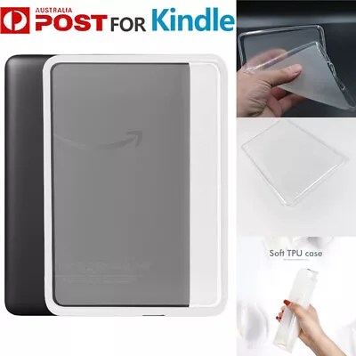 For Amazon Kindle Paperwhite 1 2 3 4 5/6/7/10/11th Gen Clear Soft TPU Case Cover • $10.79