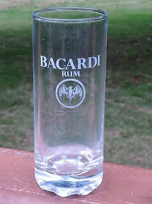Lovely Bacardi Rum Hi-ball Barware Spirit Glass *300ml Size • $8