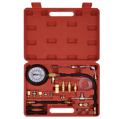 0-140PSI Fuel Injection Pump Pressure Tester Injector Pump Pressure Gauge Kit US • $27.85