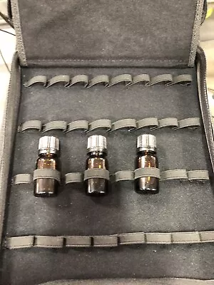 Black 64 Bottle Oil Bottle Carrying Holder Case Bag For 5ml/10ml/15ml Fast Ship • $20