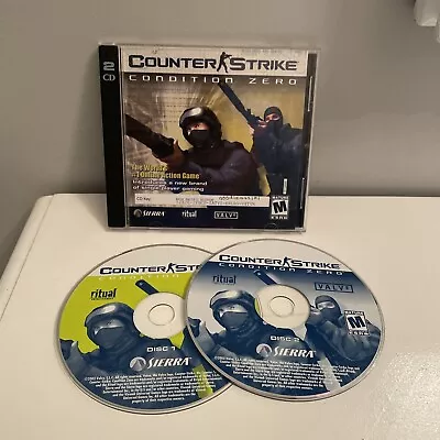 Counter-Strike: Condition Zero (PC/WIN Game CD-ROM 2004) 2 Discs • $13