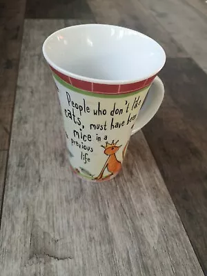 Born To Shop Cat Lover Tall Mug • £6