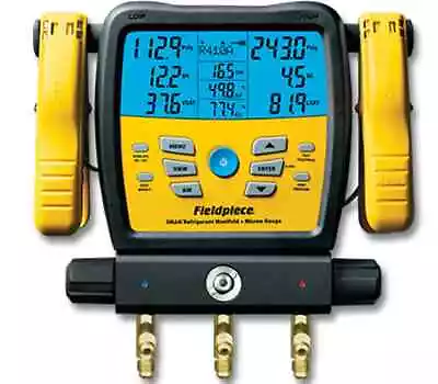 Fieldpiece SM380V - Wireless 3-Port SMAN Refrigerant Manifold And Micron Gauge • $539.99