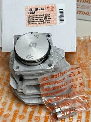 STIHL OEM CYLINDER WITH PISTON KIT 1128 020 1227 044R MS440 MS440R MS440-VW 50mm • $257.99