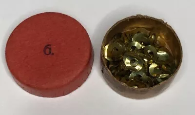 Swiss Made Dial Washer  - Convex - Brass 6mm 100-Piece Assortment • $10