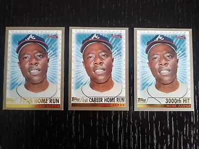 2000 Topps Magic Moments Hank Aaron #237 3 Variations 715th Hr 3000 Hit 1st Hr • $8.99