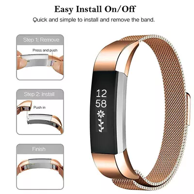 Fitbit Alta / Alta HR Fitness Tracker Stainless Steel Strap Wrist Band Bracelet • $21.99