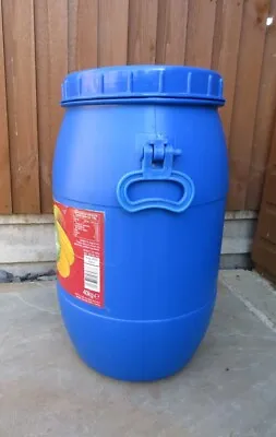 £16.99 • Buy 1x35ltr Plastic Barrel Blue Screw Top Lid Water Butt Storage Barrel Feed Bin 