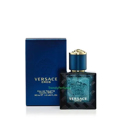 Versace Eros Cologne By Versace EDT 1 Oz 30 Ml For Men New In Box • $54.95