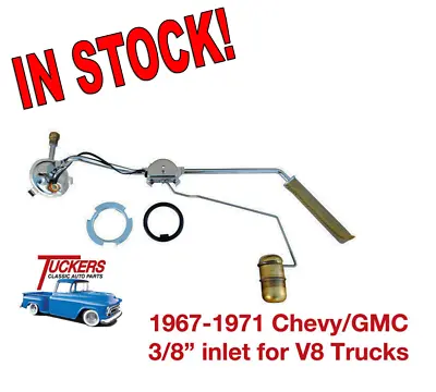 $49.95 • Buy 1967-1971 Chevy C10 GMC Truck Fuel Gas Tank Sending Unit 8 Cyl 3/8  Stainless