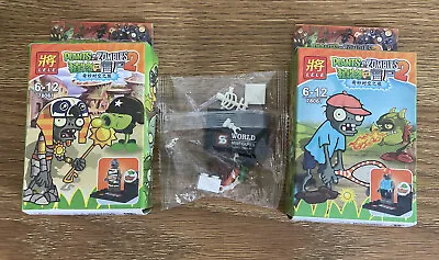 LELE Plants Vs Zombies  Mini Figures Lego Knock Off Will Connect With • $7.95