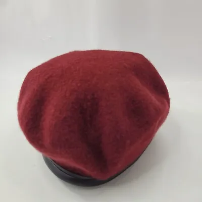 Men's Wool Blend Military Berets Cap Soldier Hat Cosplay Solid Color Size 6 3/4 • $11.96