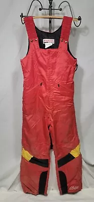 Vintage Ski-Doo Bombardier Men Medium Snow Gear Bib Overall Snowmobile Unisex • $39.95