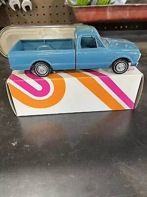 Vintage 1972Chevrolet Fleetside Pickup Dealer Promo Model 1/25 Blue In The Box • $359