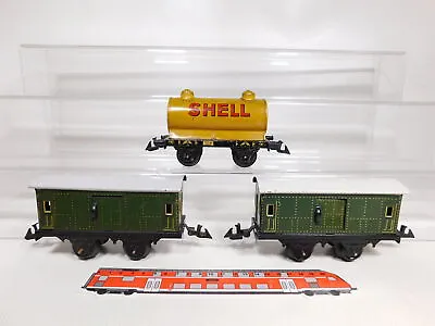 DQ415-1 #3x Bing GB Gbn Gauge 0 Sheet Metal Freight Car Tank Wagon Shell Etc • $145.52