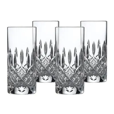 Royal Doulton Highclere Premium Crystal Highball Tumbler 350ml | Set Of 4 Glass • $229