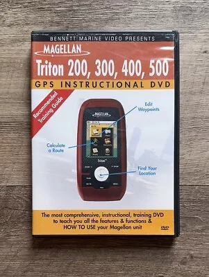 MAGELLAN Triton 200 300 400 500 GPS Instructional DVD Training Video 2007 • $26.95