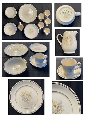 VINTAGE Noritake Keltcraft Dinnerware JULIE #9110 Floral IRELAND 24-Piece Set • $138.88