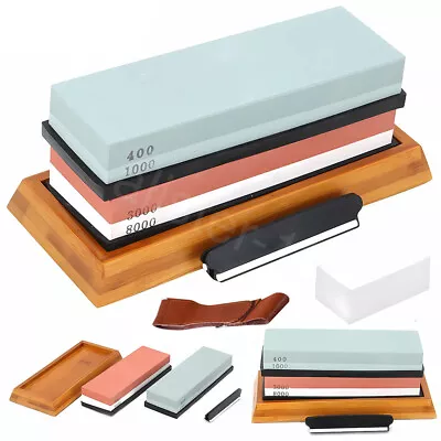 $34.89 • Buy Whetstone Water Stone Kit Knife Sharpening Stone Water Wet Sharpener 400-8000#