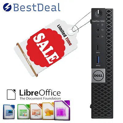 $294.99 • Buy Dell I7 Mini Desktop PC Computer | 16GB RAM | 512B SSD | Win 10 Pro | WiFi  🔥🔥