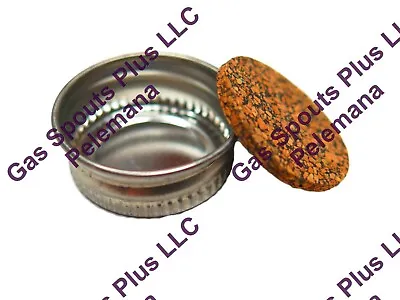 1  EAGLE DELPHOS METAL GAS CAN SCREW CAP Fuel Gallon Quart Lid CORK GASKET 1inch • $7.95