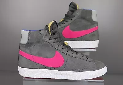 £24.99 • Buy Nike Blazer Mid Grey Pink Suede Leather Trainers Shoes UK 5.5 / EU 38.5