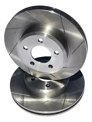 STYPE SLOTTED Fits DAEWOO Lanos SOHC SE 1.4 1.5L 1997 On 236mm FRONT Disc Rotors • $122.73