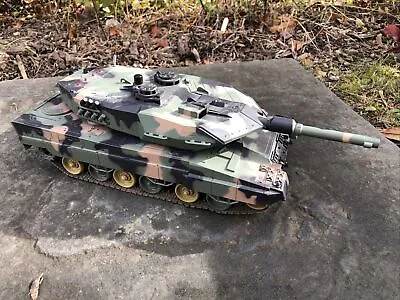 Heng Long 1/24 Scale RTR Full Function German Leopard RC Tank *No Controller* • $75