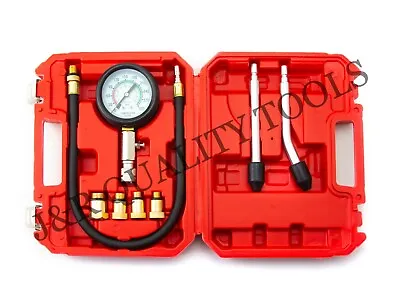 Auto Atv Car Motorcycle Engine Compression Testing Gauge Gage Check Test Kit • $24.95