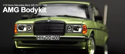 1/18 Norev Mercedes-Benz 200 1984 W123 W/ AMG Bodykit Green Diecast Open • $119