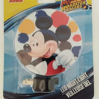 Disney/ Mickey And The Roadster Racers LED Night Lite With Rotary Shade. New • $3.95