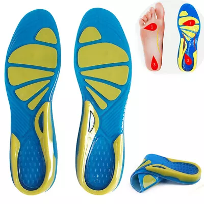 Silicone Gel Metatarsal Support Shock Absorbers Insoles Orthotic Insoles Run Hik • £5.99