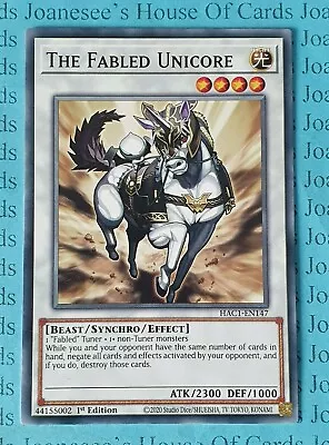 The Fabled Unicore HAC1-EN147 Yu-Gi-Oh Card 1st Edition New • £1.90