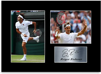 £9.99 • Buy Roger Federer Tennis Printed Signed Autograph Photo Display Mount Gift A4