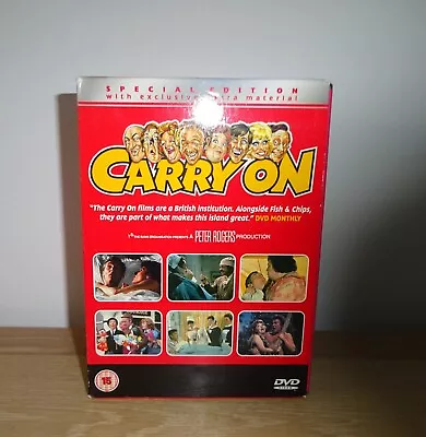 Carry On - The Collection Volume 1 Special Edition Box Set 8 DVDs - TESTED • £5.99