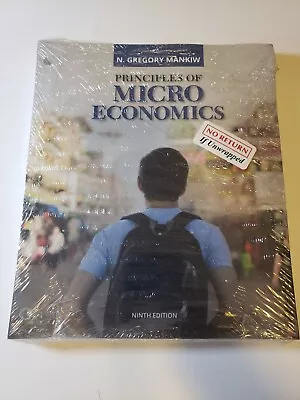 Principles Of Microeconomics Paperback By N. Gregory Mankiw 9th Edition • $50