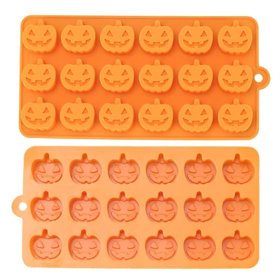 £3.19 • Buy Silicone Halloween Pumpkin Chocolate Mould Candy Cake Cookie Ice Cube Tray Mold