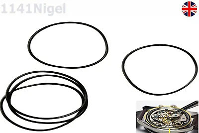 31mm - 40mm Range Available 0.8mm O-Ring Watch Back Gasket Rubber Seal Repair • £1.99