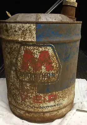 Vintage Marathon Vep 5 Gallon Can • $18.95