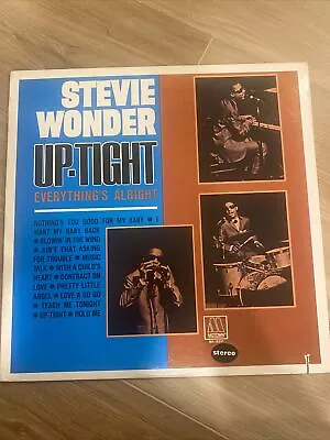 Stevie Wonder Up-Tight Everything’s Alright Vinyl  Record Motown MV-183V1 1966 • $12