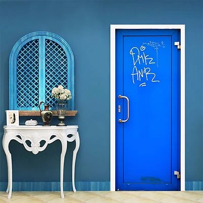 £130.87 • Buy 3D Letter Graffiti Door Wall Mural Photo Wall Sticker Decal Wall AJ WALLPAPER AU