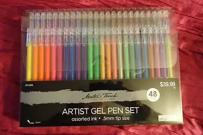 Master's Touch Artist Gel Pen Set 48 Pens • $29.95