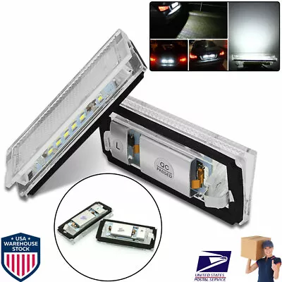 For BMW 3 Series E46 Car LED Tail Light Number License Plate Lamps Assembly 2PCS • $9.63