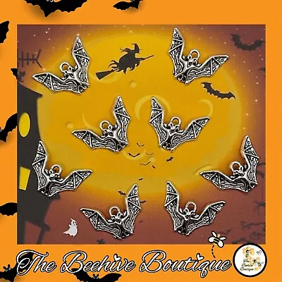 £1.45 • Buy ❤ Bat Charms ❤ Pack Of 8 ❤ CRAFTING/JEWELLERY MAKING ❤ 